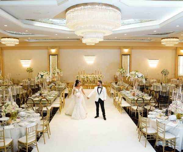Beautiful wedding reception